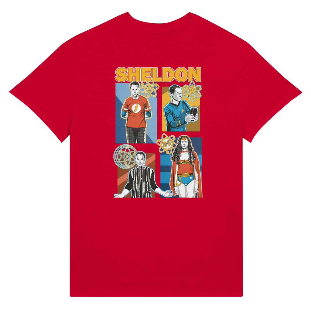 Red T-shirt Sheldon Cooper The Big Bang Theory