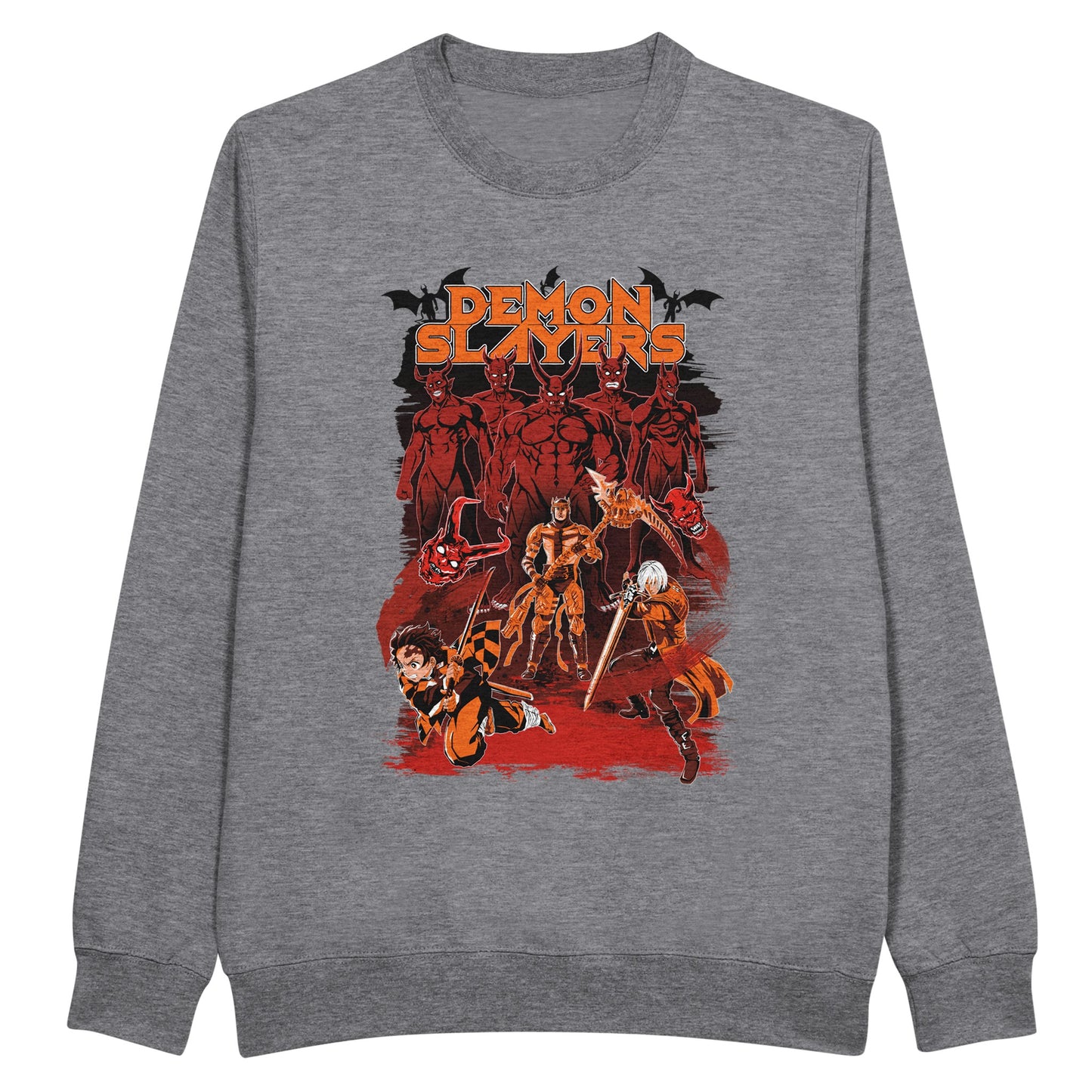 Grey Demon Slayer Sweatshirt