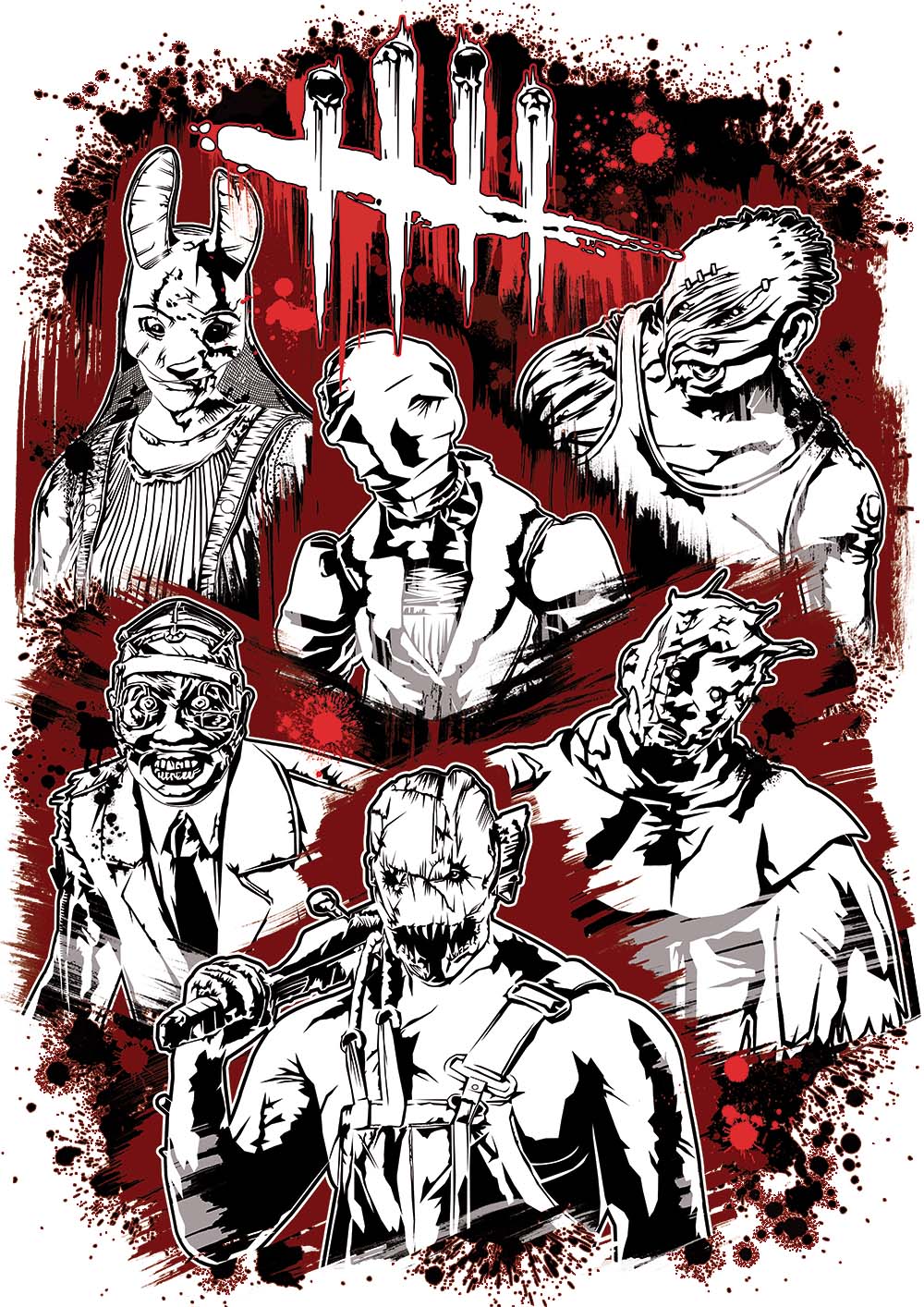Dead By Daylight - Ultra Cotton T-shirt | UnrealGeeks - UnrealGeeks