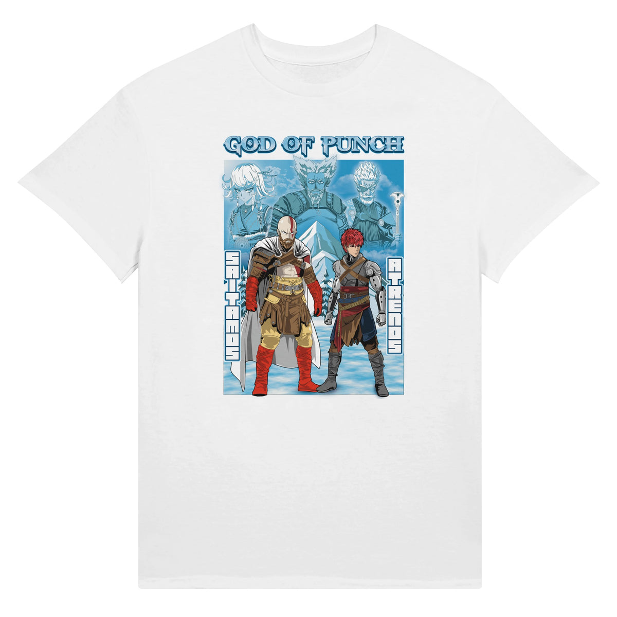 God of War Ragnarök (One-Punch Man) - Ultra Cotton T-shirt | UnrealGeeks - UnrealGeeks