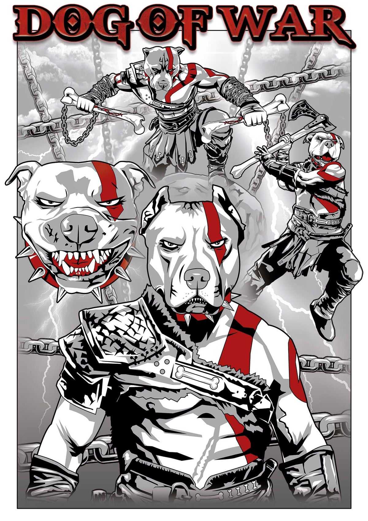 Dog of War - Ultra Cotton T-shirt | UnrealGeeks - UnrealGeeks