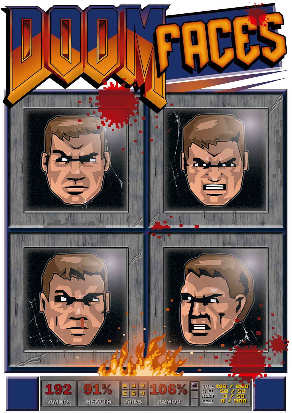 Doom faces game 