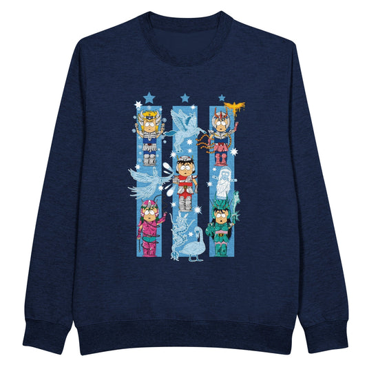 Knights of the Zodiac navy blue sweatshirt