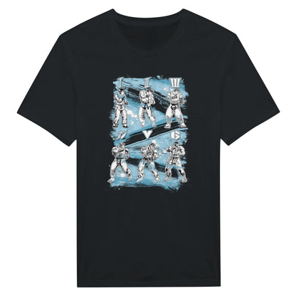 Black T-Shirt StreetFighter game Ryu 