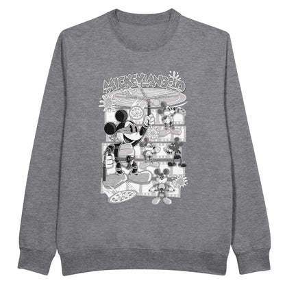 MickeyLangelo grey sweatshirt