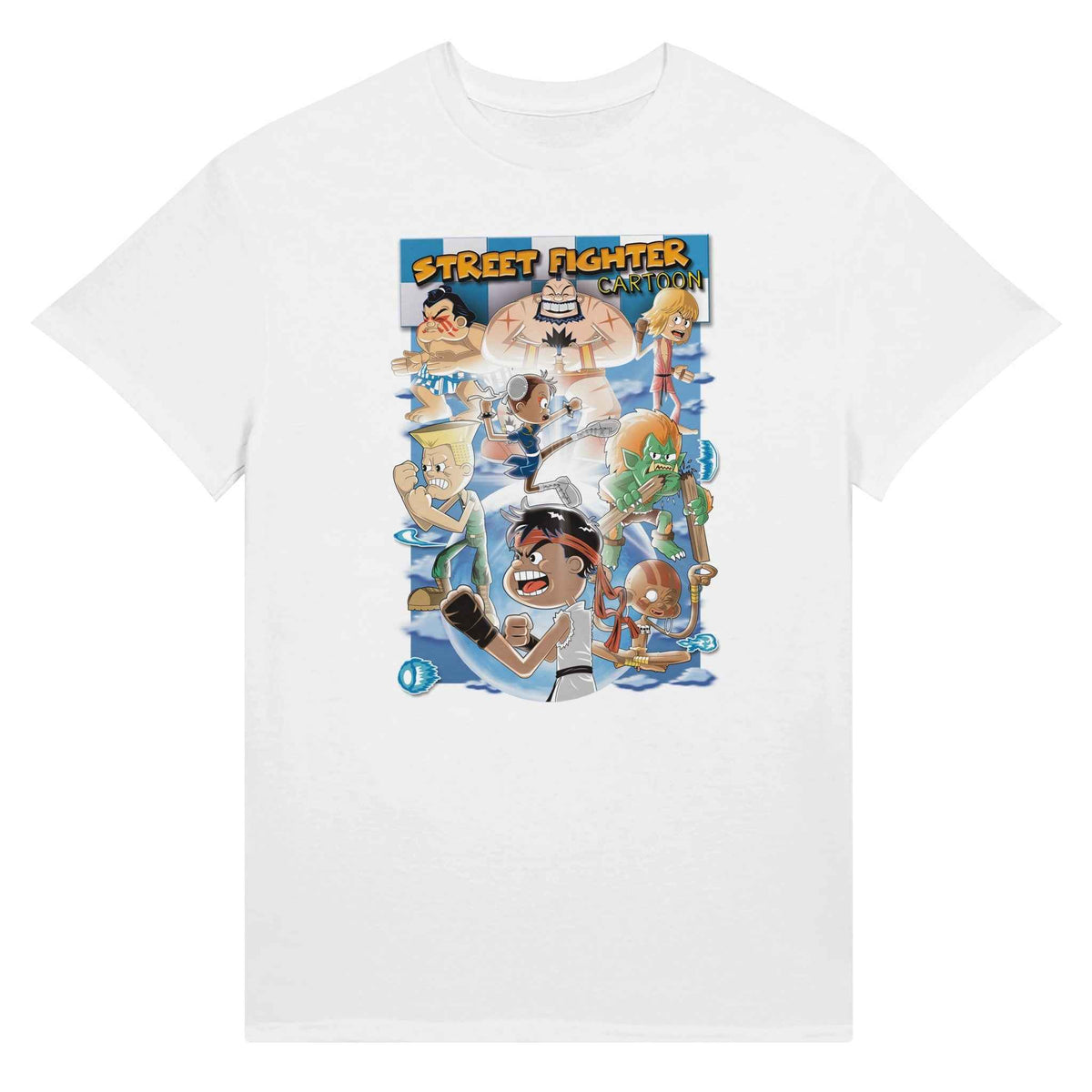 Street Fighter Cartoon - Ultra Cotton Unisex T-shirt | UnrealGeeks