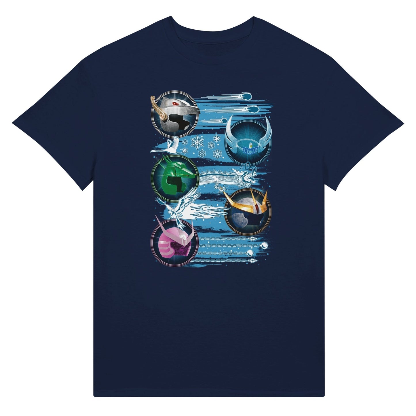 Knights of the Zodiac navy blue T-shirt