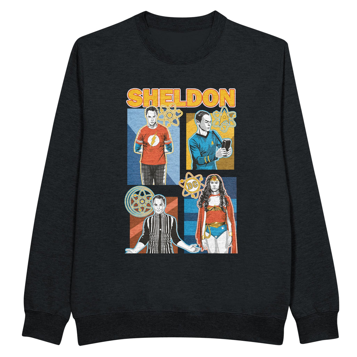 Black Sweatshirt  Sheldon Cooper The Big Bang Theory