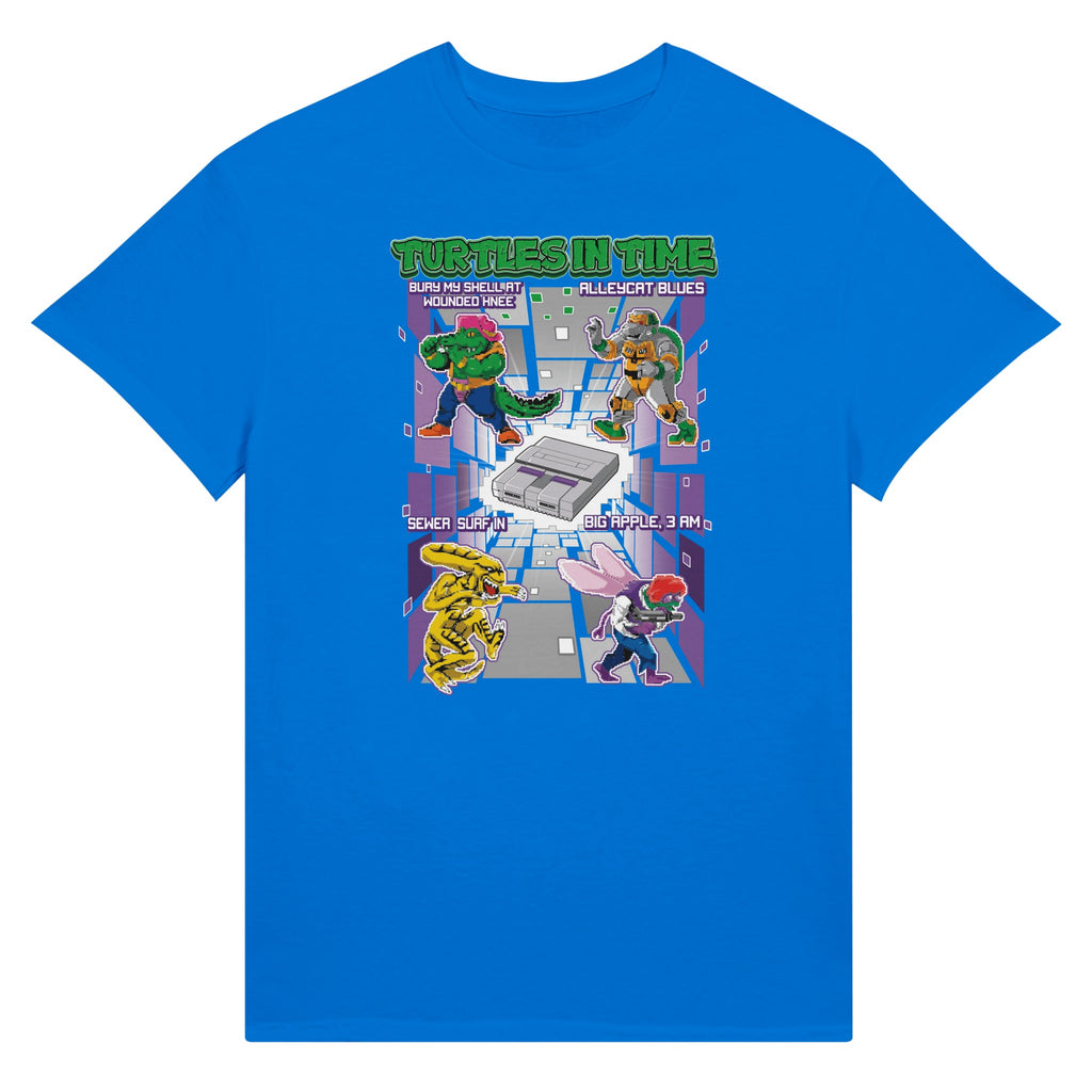Teenage Mutant Ninja Turtles game t-shirt blue