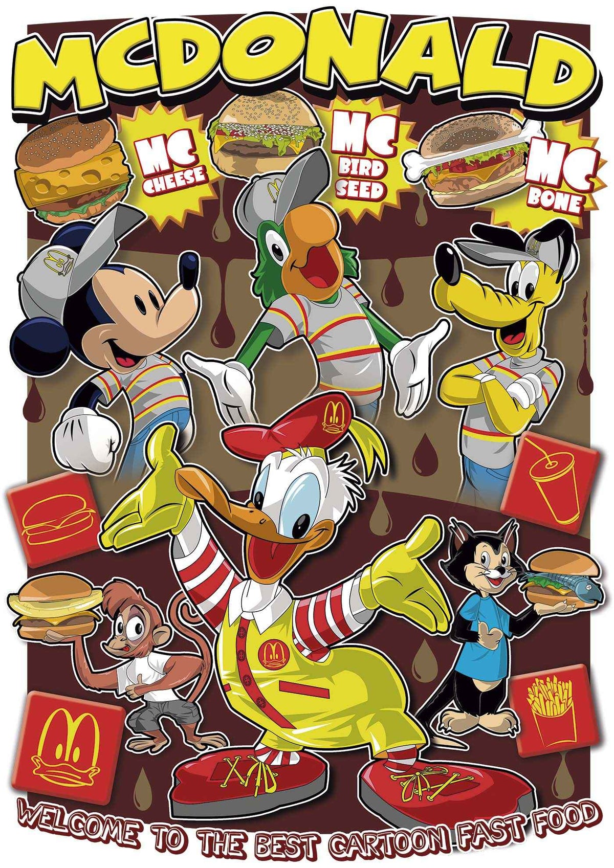 McDonald Duck - Ultra Cotton T-shirt | UnrealGeeks