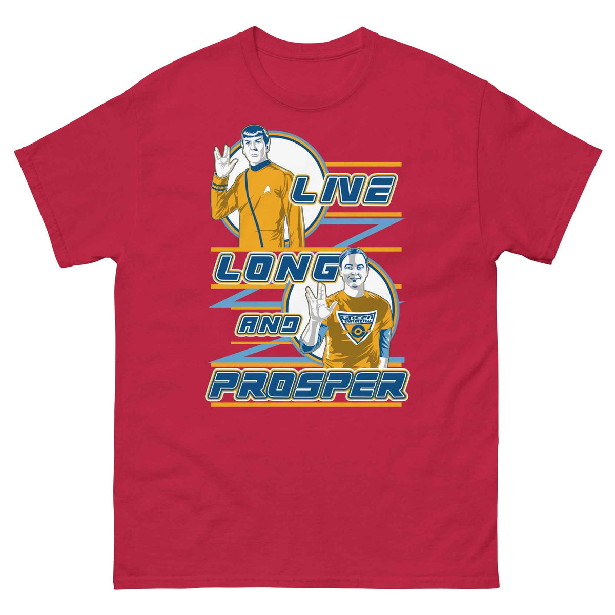 Spock and Sheldon Ultra Cotton T-shirt | UnrealGeeks