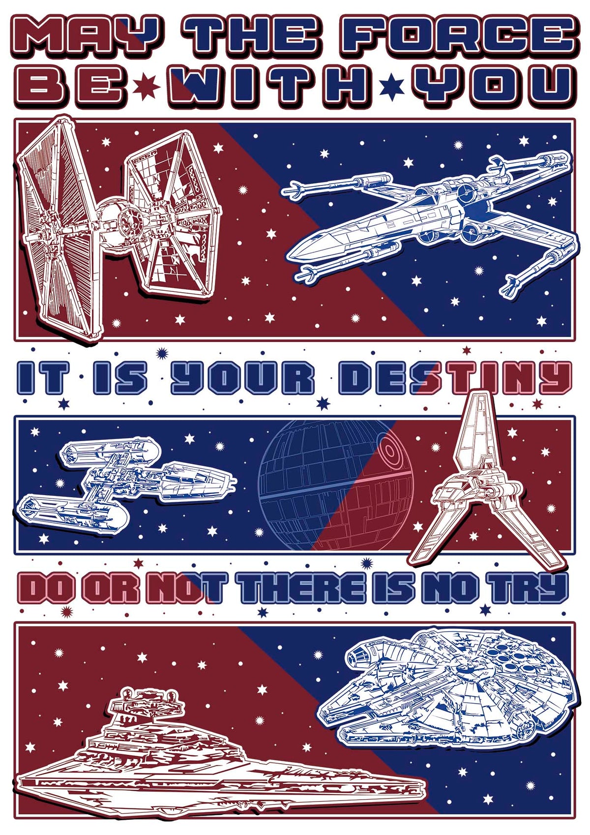 Star Wars (Spaceships) - Premium Sweatshirt | UnrealGeeks - UnrealGeeks