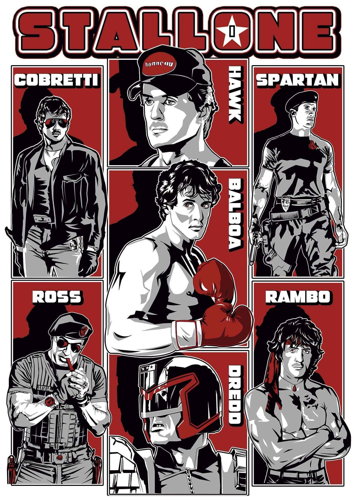 Stallone's compilation Premium Sweatshirt | UnrealGeeks