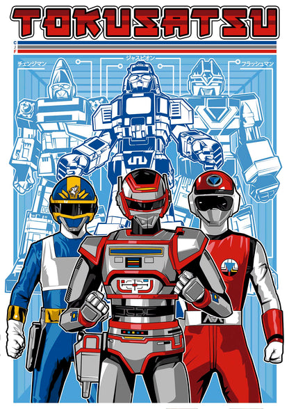Tokusatsu - Ultra Cotton T-shirt | UnrealGeeks