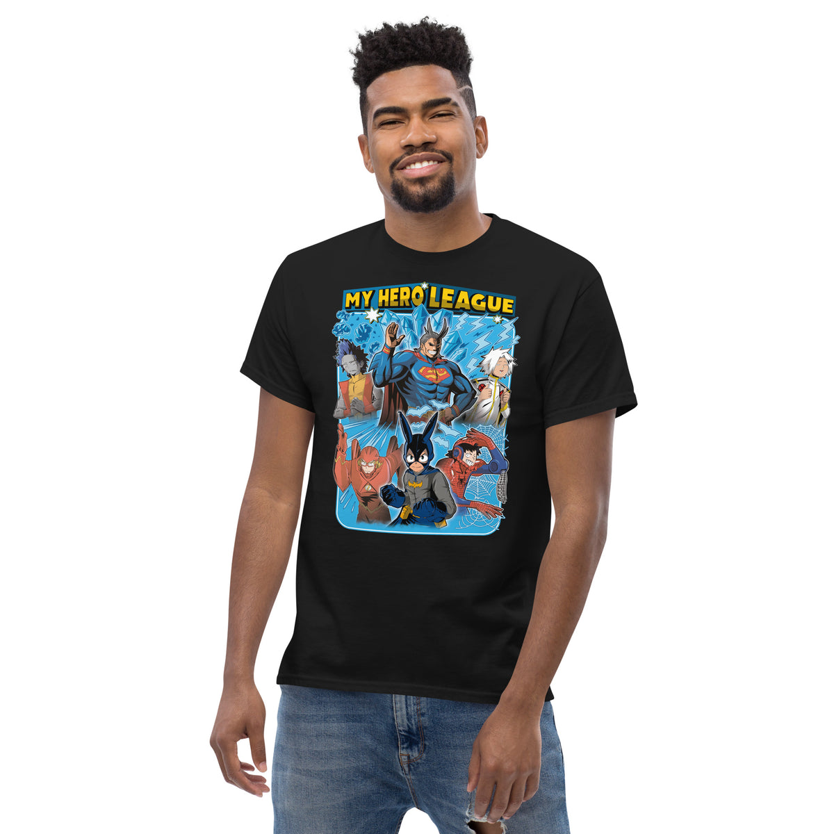 My Hero Academia "League" - Ultra Cotton T-shirt | UnrealGeeks - UnrealGeeks