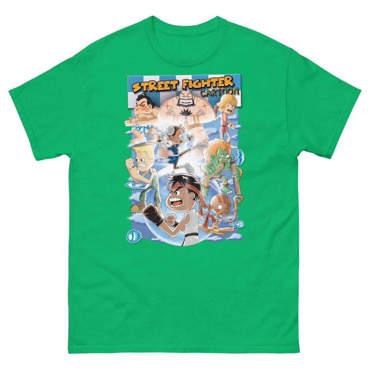 Street Fighter Cartoon - Ultra Cotton Unisex T-shirt | UnrealGeeks
