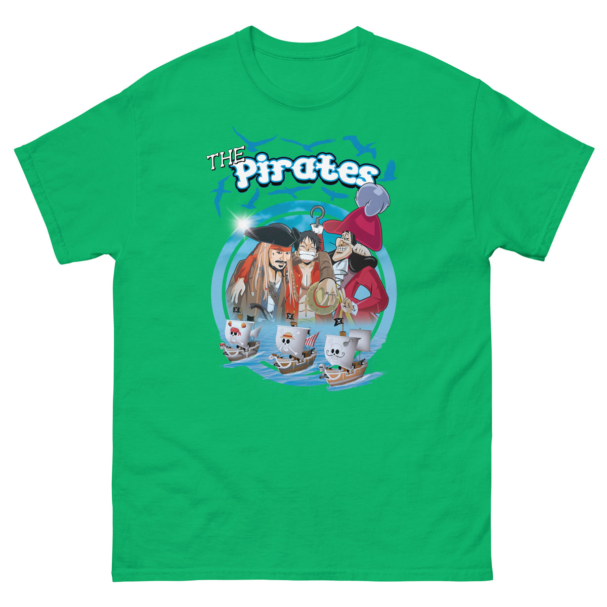 Luffy and the Pirates - Ultra Cotton T-shirt | UnrealGeeks - UnrealGeeks