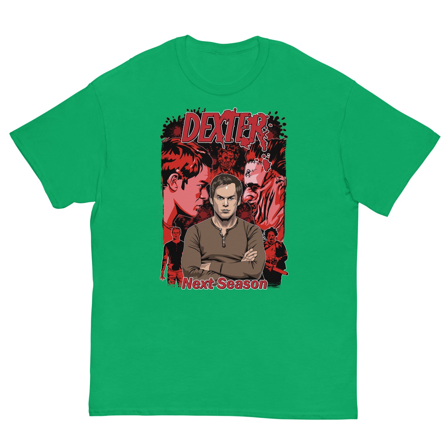 Dexter x LeatherFace Ultra Cotton T-shirt | UnrealGeeks