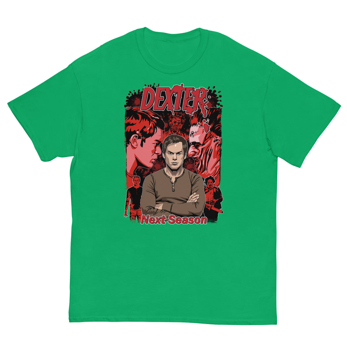 Dexter x LeatherFace Ultra Cotton T-shirt | UnrealGeeks - UnrealGeeks