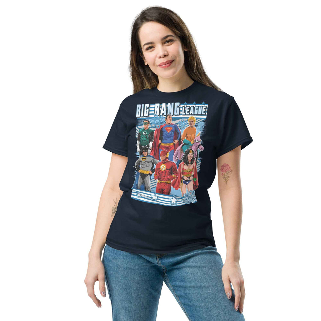 The Big Bang League of Justice - Ultra Cotton T-shirt | UnrealGeeks