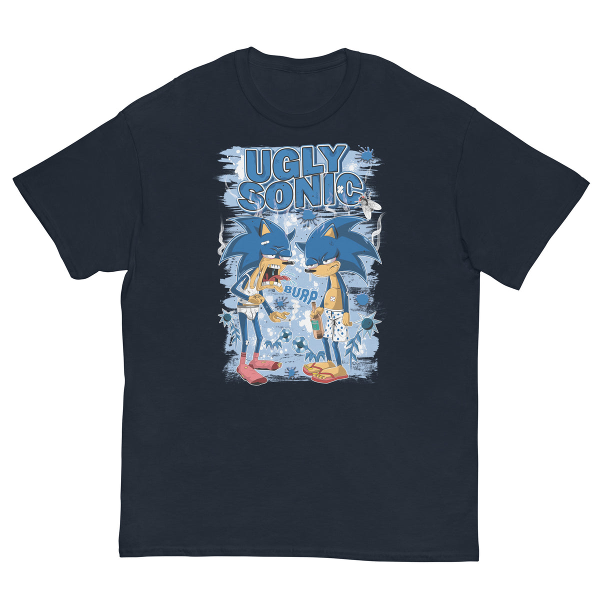 Ugly Sonic - Ultra Cotton T-shirt | UnrealGeeks - UnrealGeeks