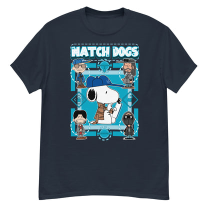 Watch Dogs (Snoopy style) - Ultra Cotton T-shirt | UnrealGeeks