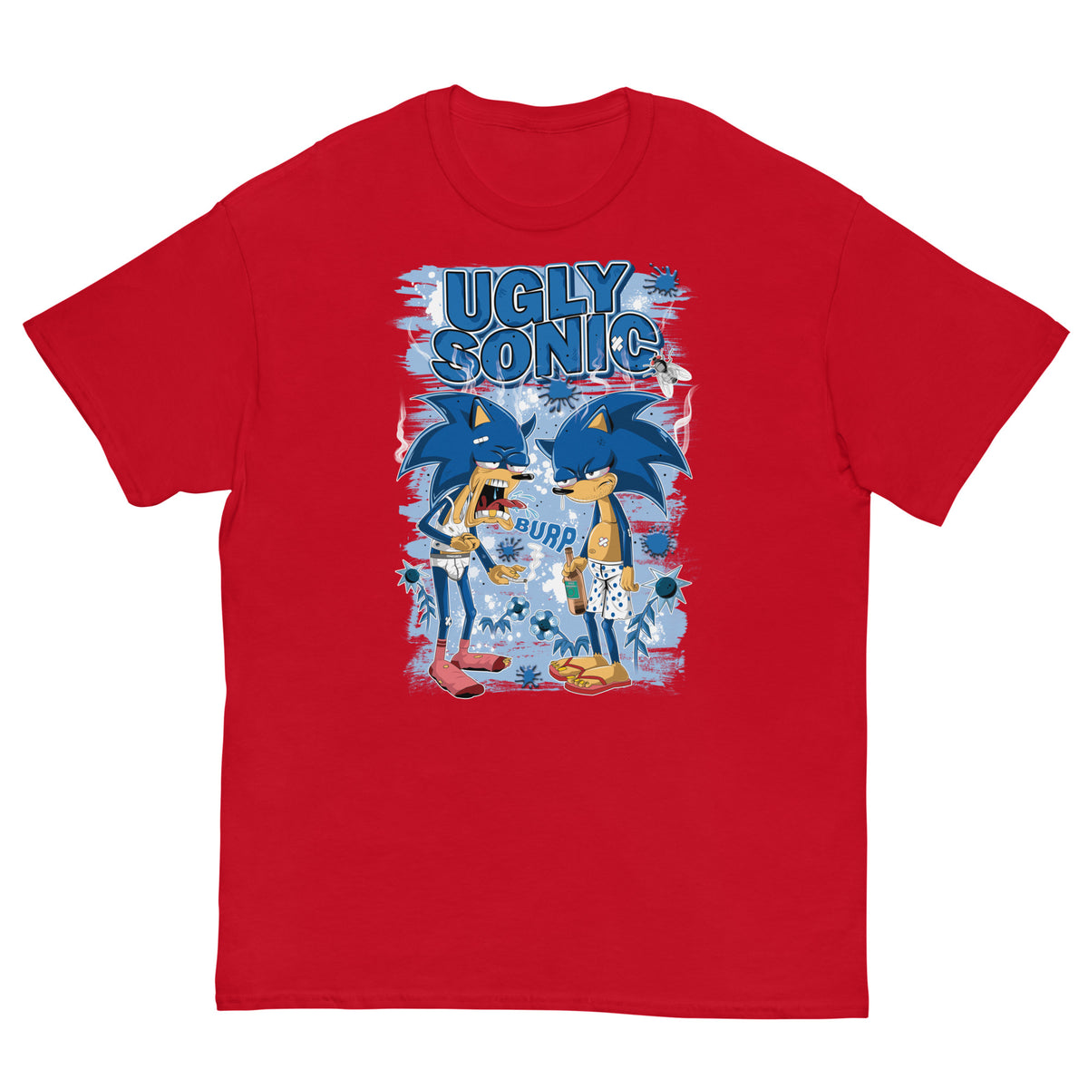 Ugly Sonic - Ultra Cotton T-shirt | UnrealGeeks - UnrealGeeks