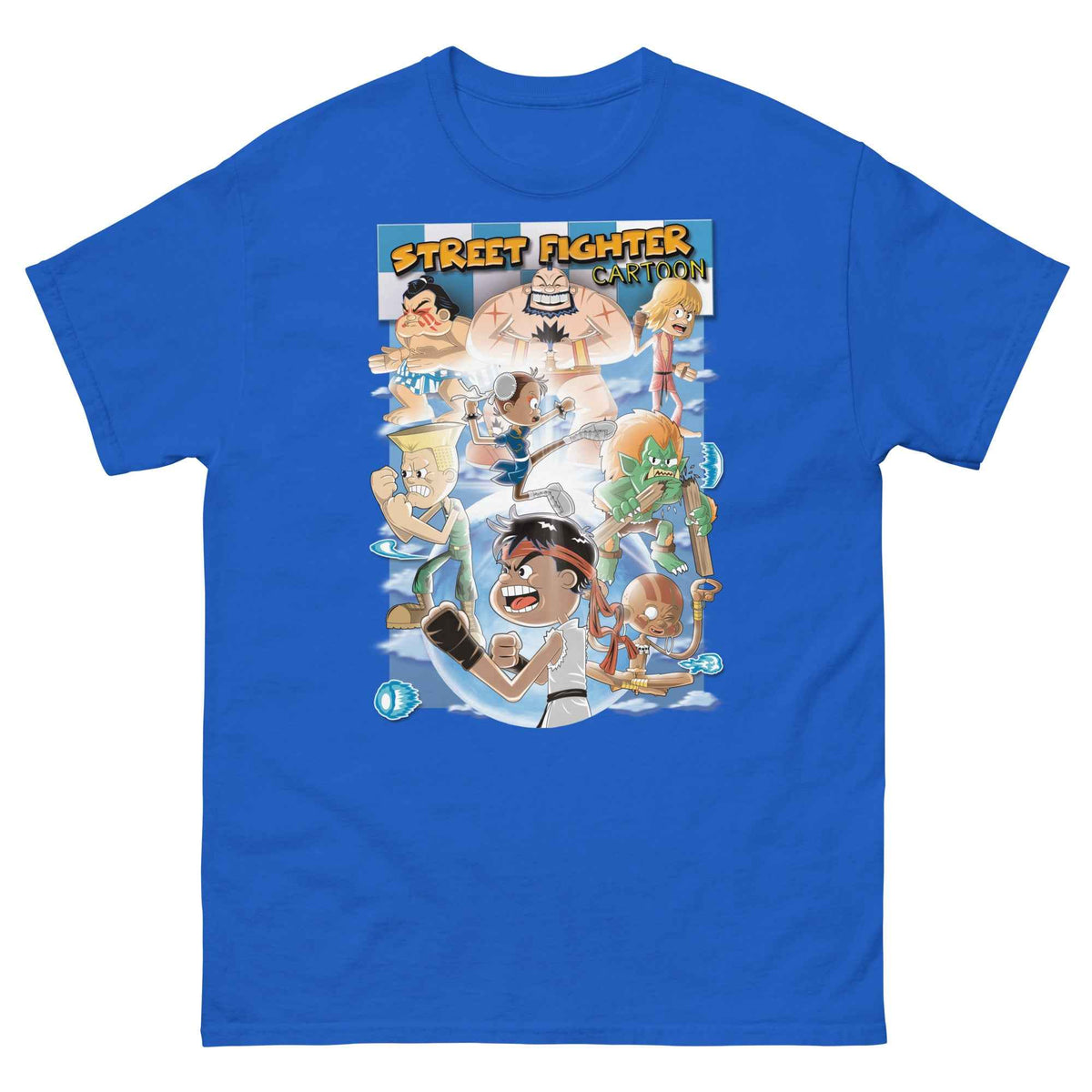 Street Fighter Cartoon - Ultra Cotton Unisex T-shirt | UnrealGeeks