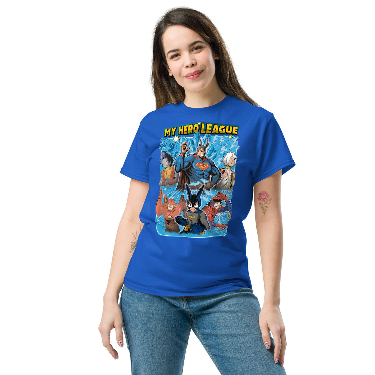 My Hero Academia "League" - Ultra Cotton T-shirt | UnrealGeeks - UnrealGeeks