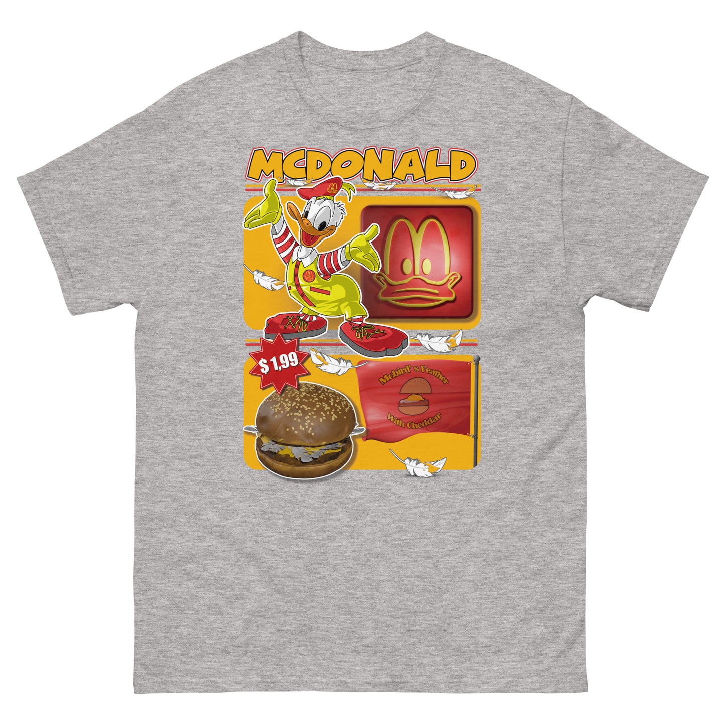 McDonald Duck - Classic Unisex Crewneck T-shirt | Gildan® 64000