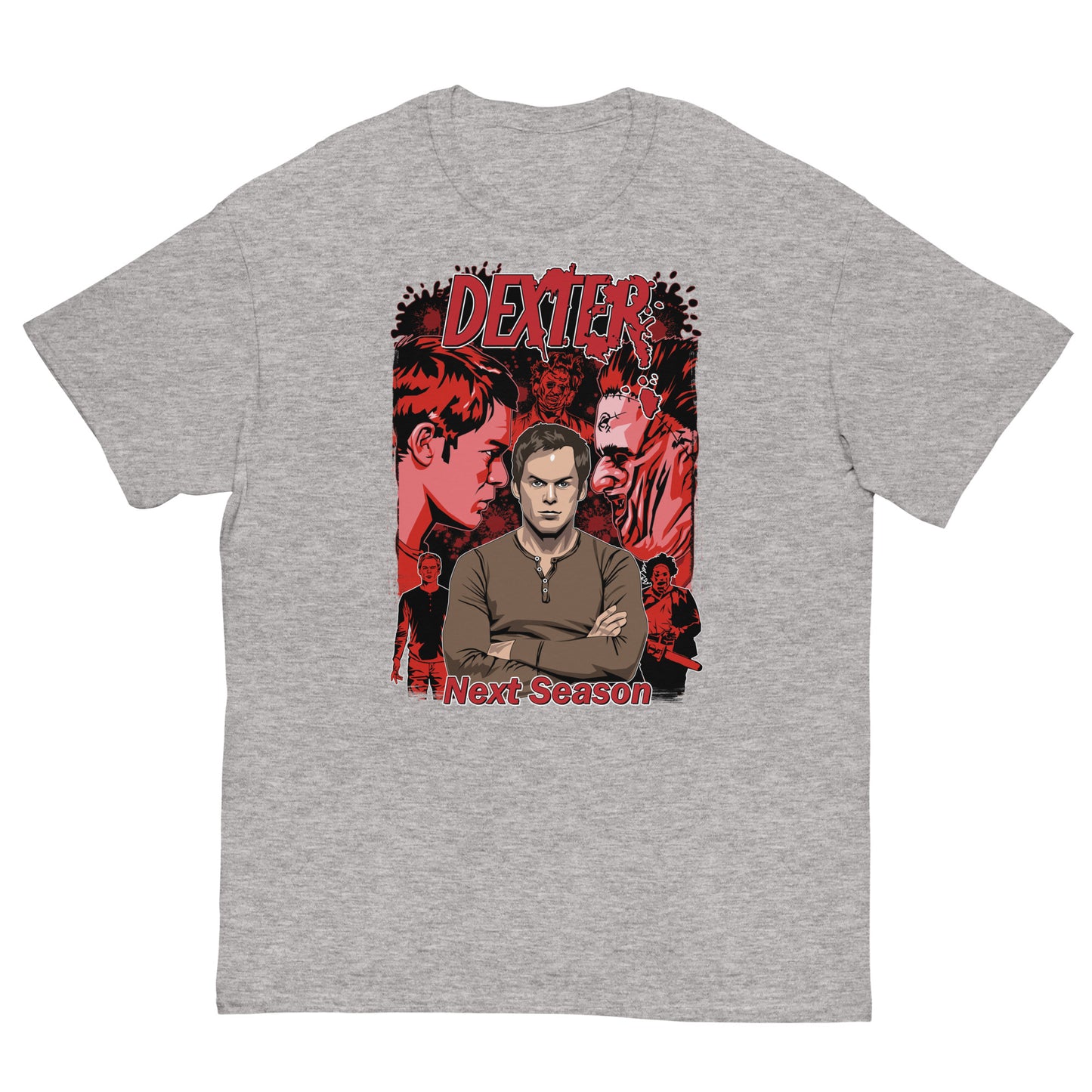 Dexter x LeatherFace Ultra Cotton T-shirt | UnrealGeeks