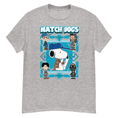 Watch Dogs (Snoopy style) - Ultra Cotton T-shirt | UnrealGeeks