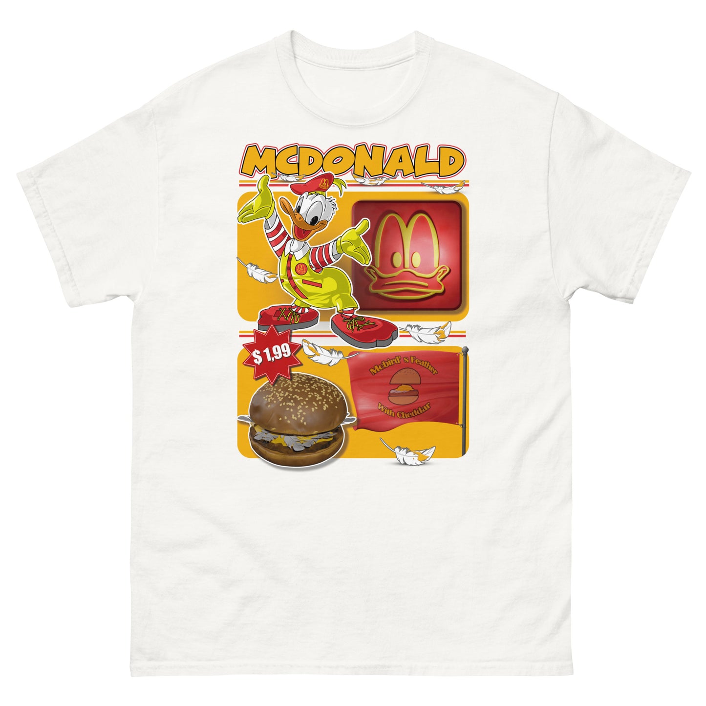 McDonald Duck - Classic Unisex Crewneck T-shirt | Gildan® 64000