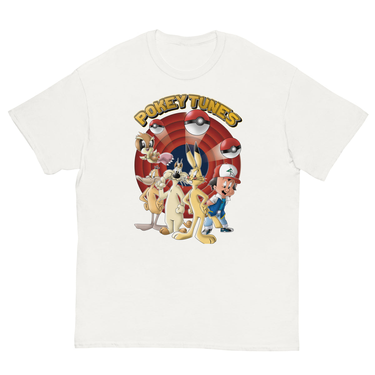Looney Tunes (Pokemon) - Ultra Cotton T-shirt | UnrealGeeks - UnrealGeeks