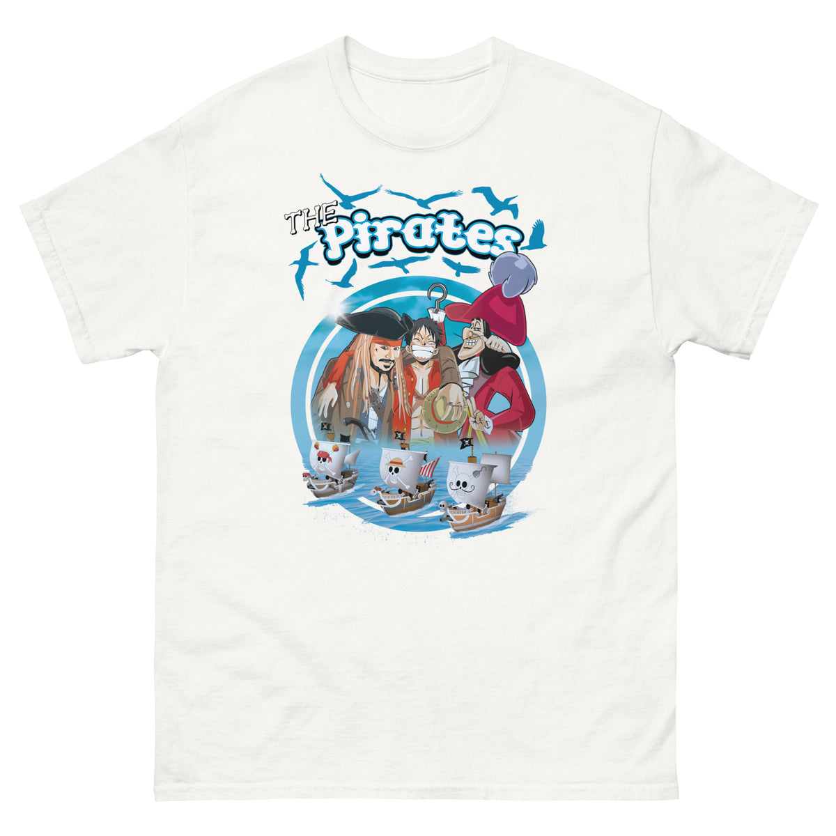 Luffy and the Pirates - Ultra Cotton T-shirt | UnrealGeeks - UnrealGeeks