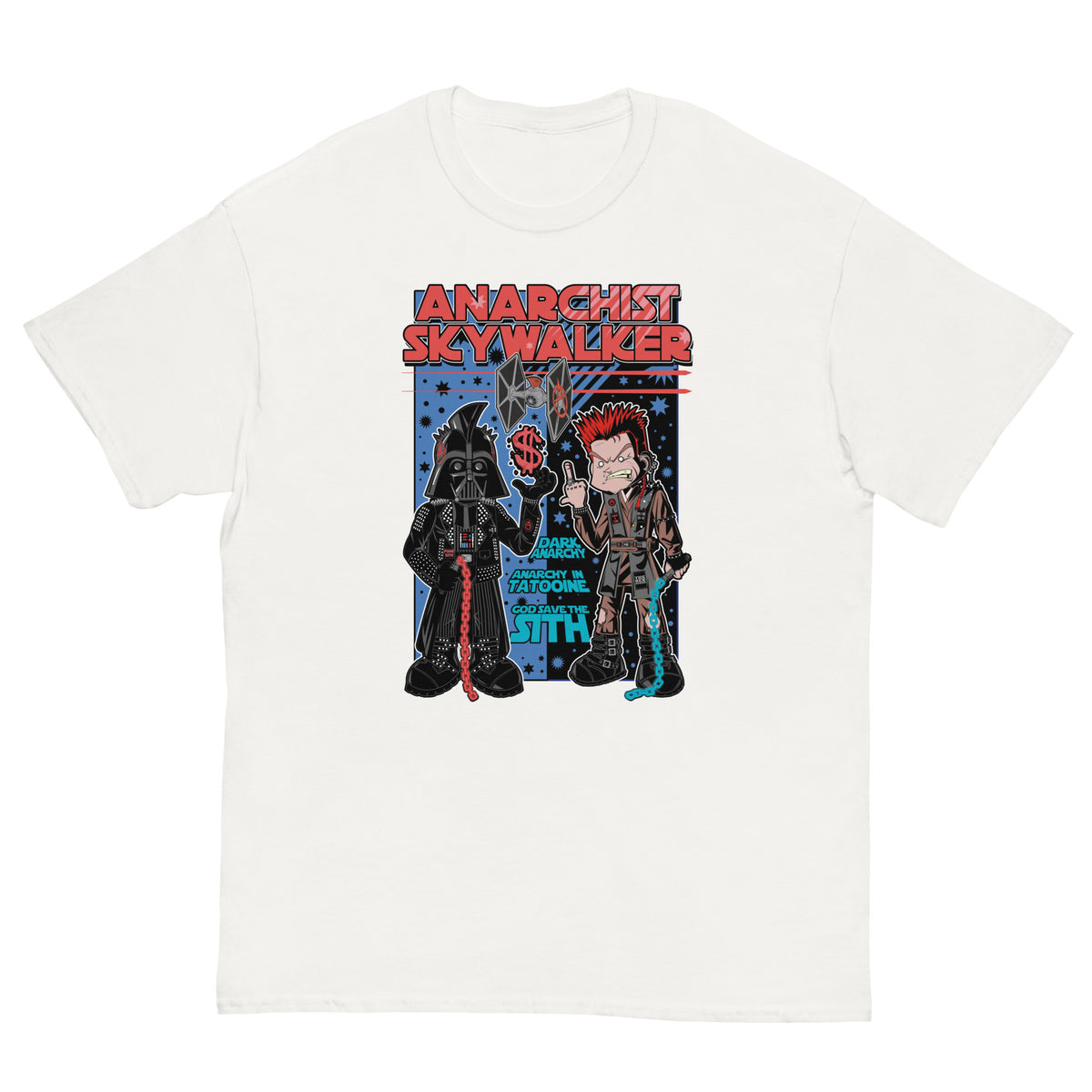 Anakin Skywalker / Vader Punk - Ultra Cotton T-shirt | UnrealGeeks - UnrealGeeks