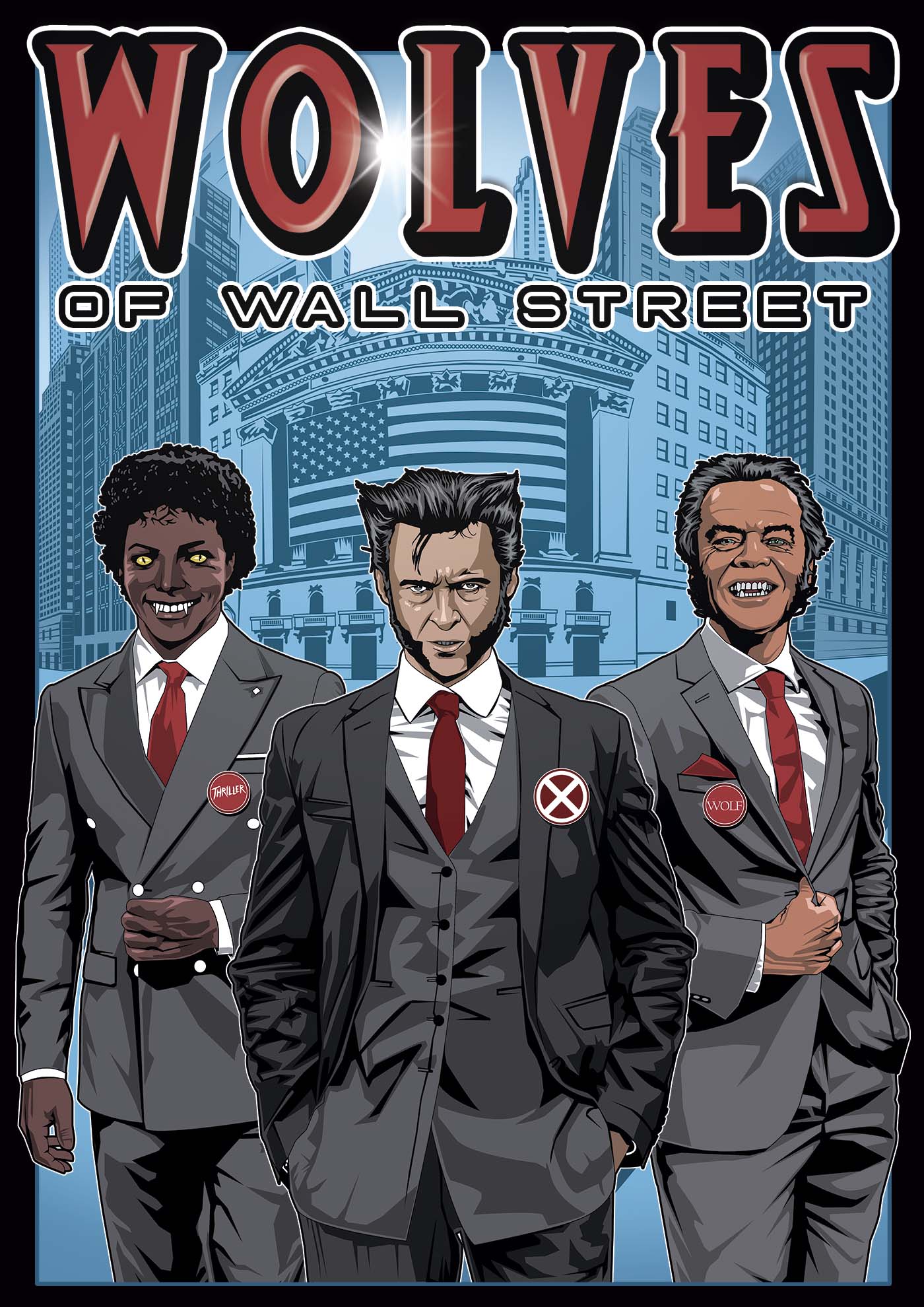 Wolves of Wall Street - Premium Sweatshirt | UnrealGeeks